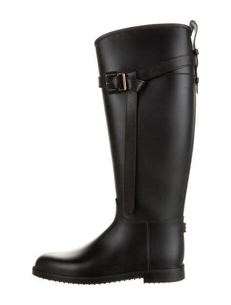 burberry knee high rain boots